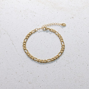 Figaro bracelet /gold/